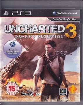 Uncharted 3 Drakes Deception - PS3 (B Grade) (Genbrug)